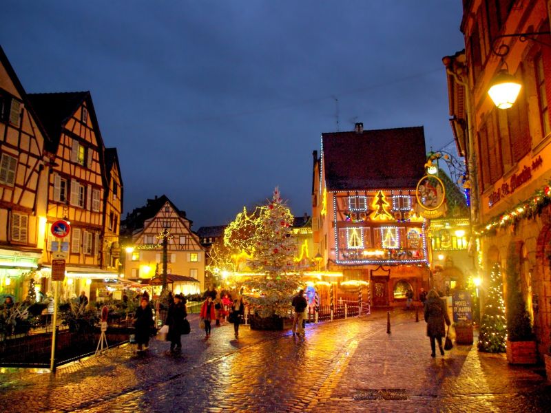 Dolu Dolu Noel Pazarları Alsace & Colmar & Strazburg Rotası Turu V2